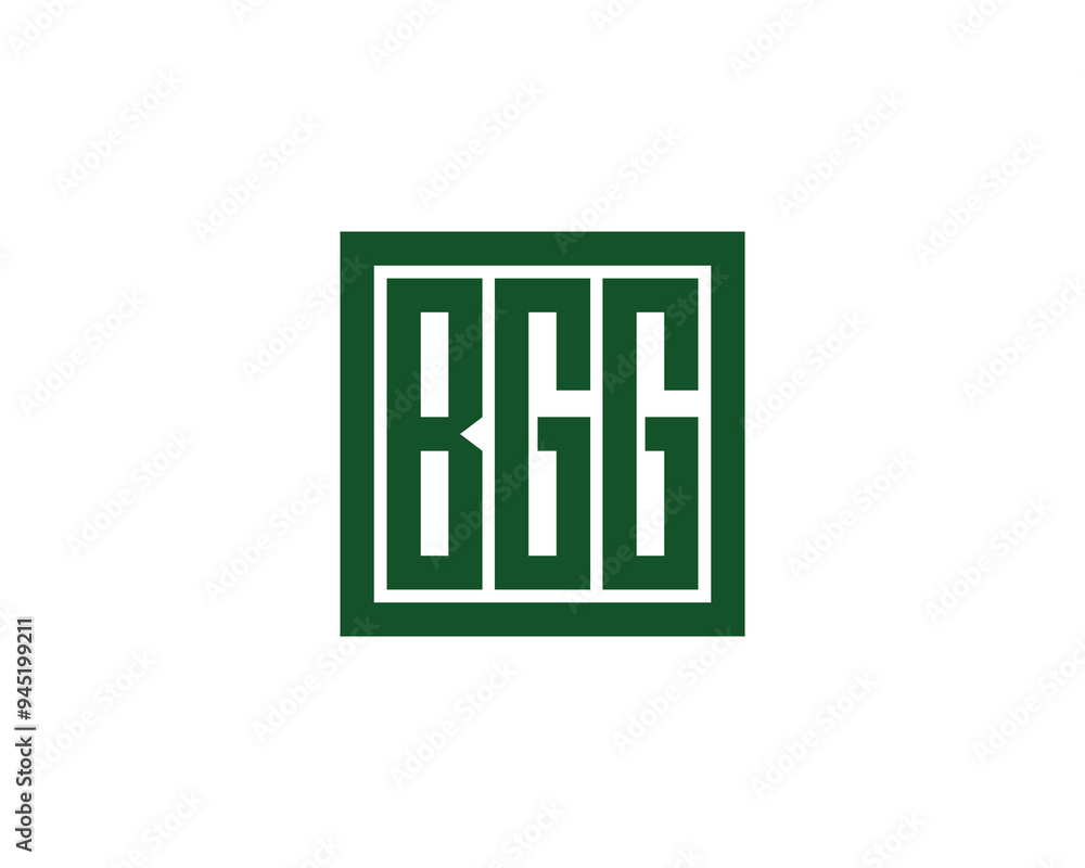 BGG logo design vector template. BGG BGG logo design vector template. BGG