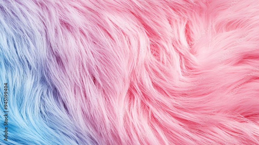 Obraz premium Luxurious fur texture, soft gradients, deep shadows, watercolor style