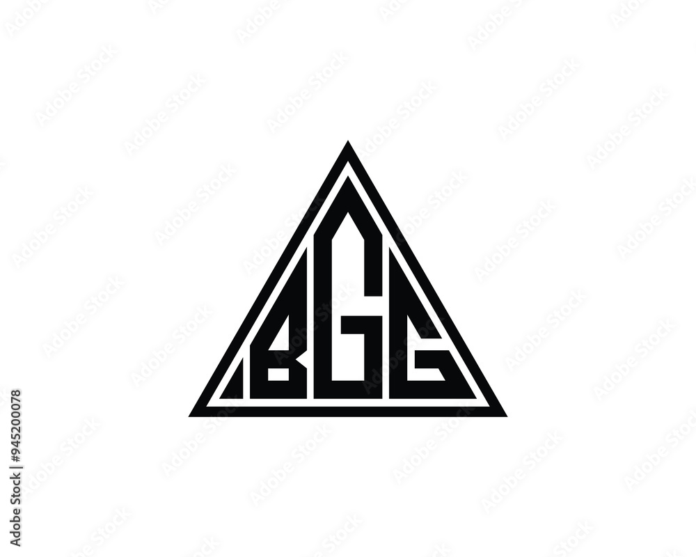 BGG logo design vector template. BGG BGG logo design vector template. BGG