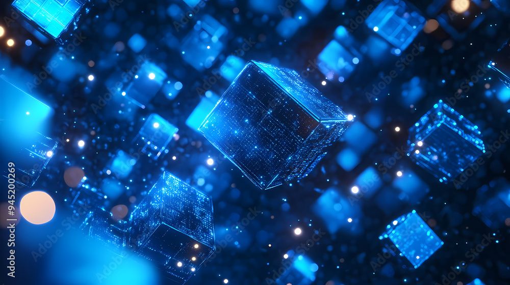 Cube of the technological world Cube of the technological world