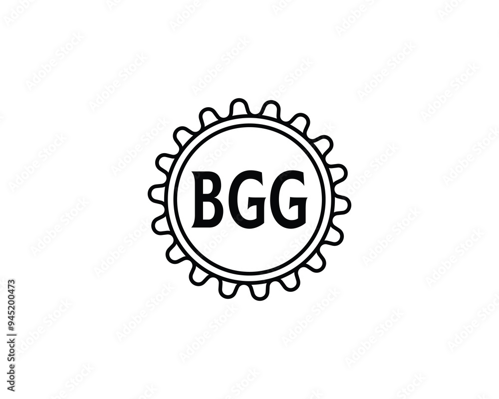 BGG logo design vector template. BGG BGG logo design vector template. BGG
