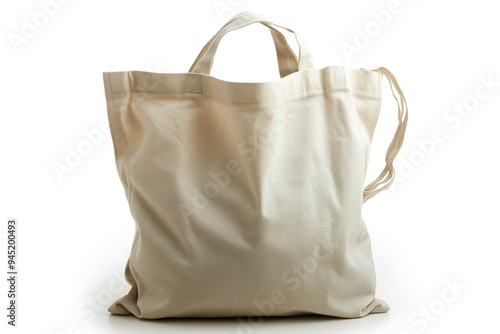 Eco-Friendly White Canvas Tote Bag - Sustainable and Reusable Shopping Bag