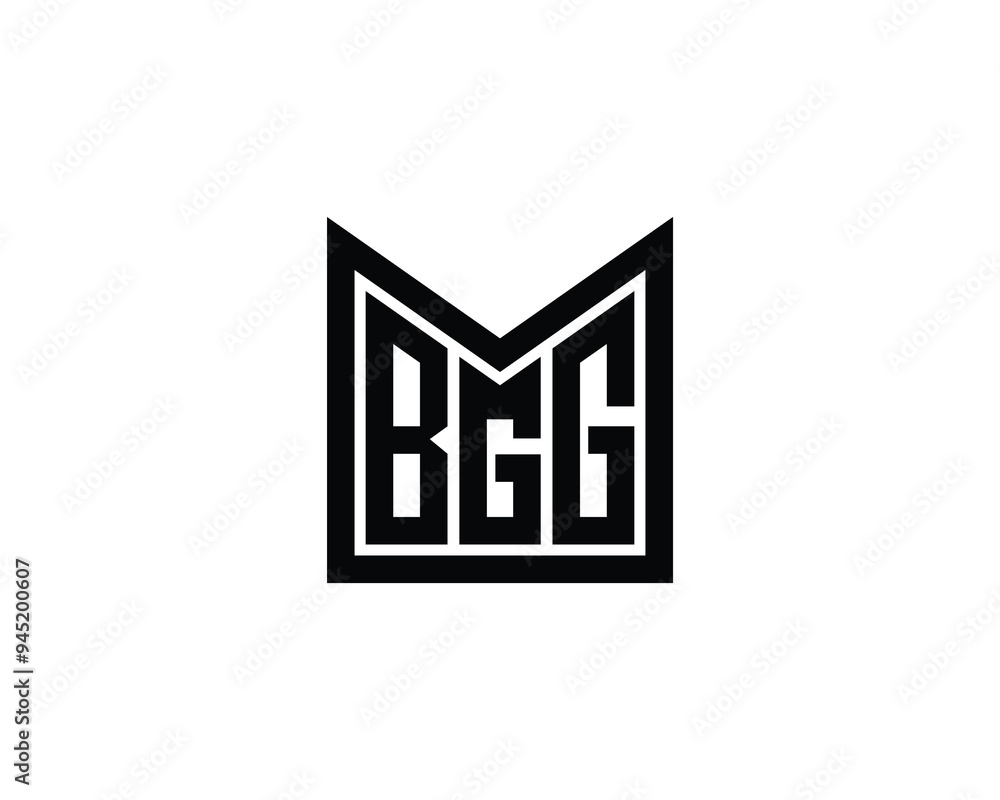 BGG logo design vector template. BGG BGG logo design vector template. BGG