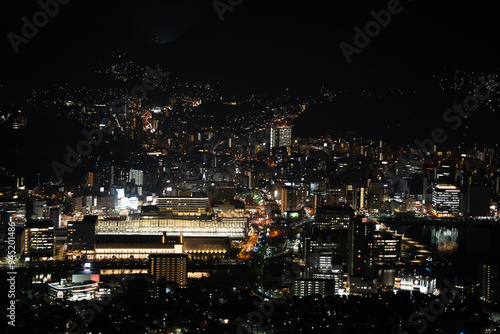 夜, シティ, 都市景観, 地平線, アーバン, ビル, 景色, 光, ダウンタウン, ビル, 建築, 光, 摩天楼, 空, 今夜, ビジネス, 風景, 月, 夜会, 旅行, 全景, 夕焼け, 暗い