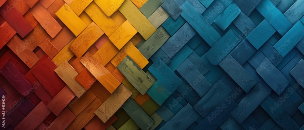 Vibrant Rainbow Chevron Pattern Background. Vibrant Rainbow Chevron Pattern Background.