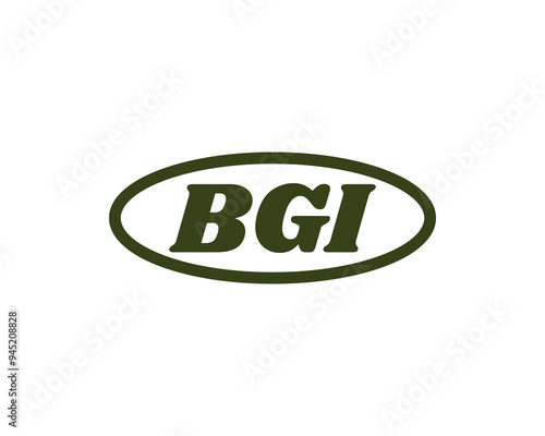 BGI logo design vector template. BGI photo