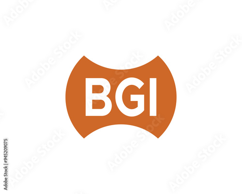 BGI logo design vector template. BGI photo