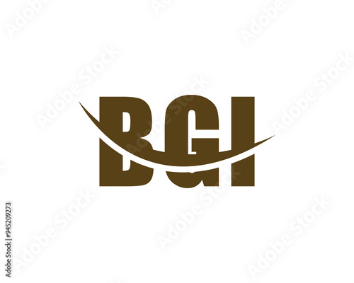 BGI logo design vector template. BGI photo