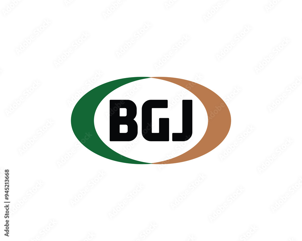 BGJ logo design vector template. BGJ BGJ logo design vector template. BGJ