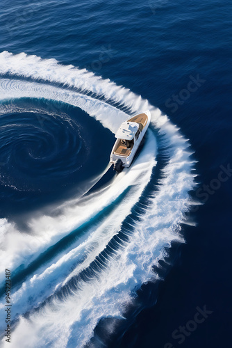 white boat in the sea traveling