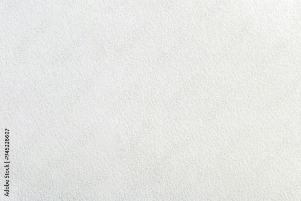 Fototapeta premium Papel de acuarela blanco liso con textura granulada, alta resolución, fondo blanco, alto nivel de detalle, alta calidad, alto contraste, gradación de color profesional, sombras suaves, sin grises marc
