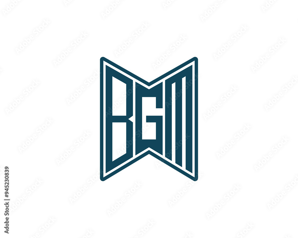 BGM logo design vector template. BGM BGM logo design vector template. BGM