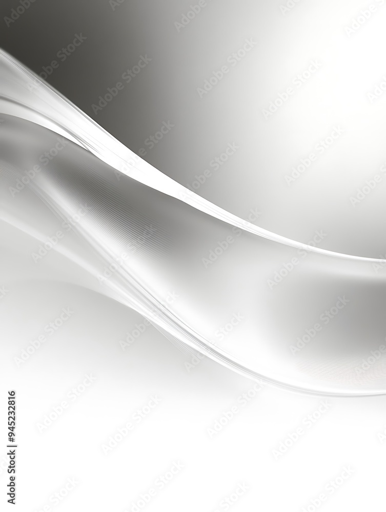 Obraz premium Abstract white background. Minimal geometric white light background