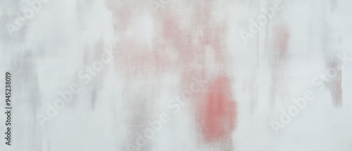 Abstract texture, painterly quality background with soft, muted colors. The predominant colors are white and light gray, with a subtle pinkish. Generative AI  photo