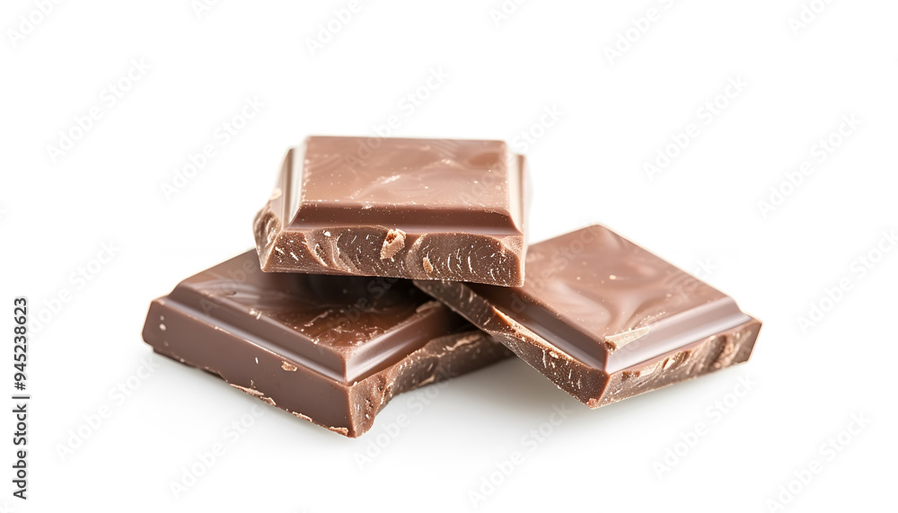 Piece of tasty chocolate isolated on white Piece of tasty chocolate isolated on white
