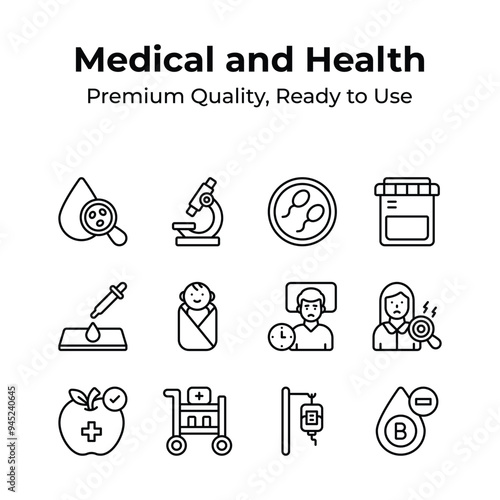 Grab this amazing icons set of medical and healthcare