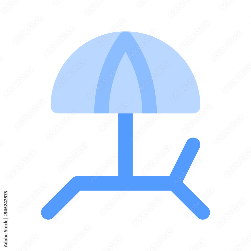 beach chair duotone icon beach chair duotone icon