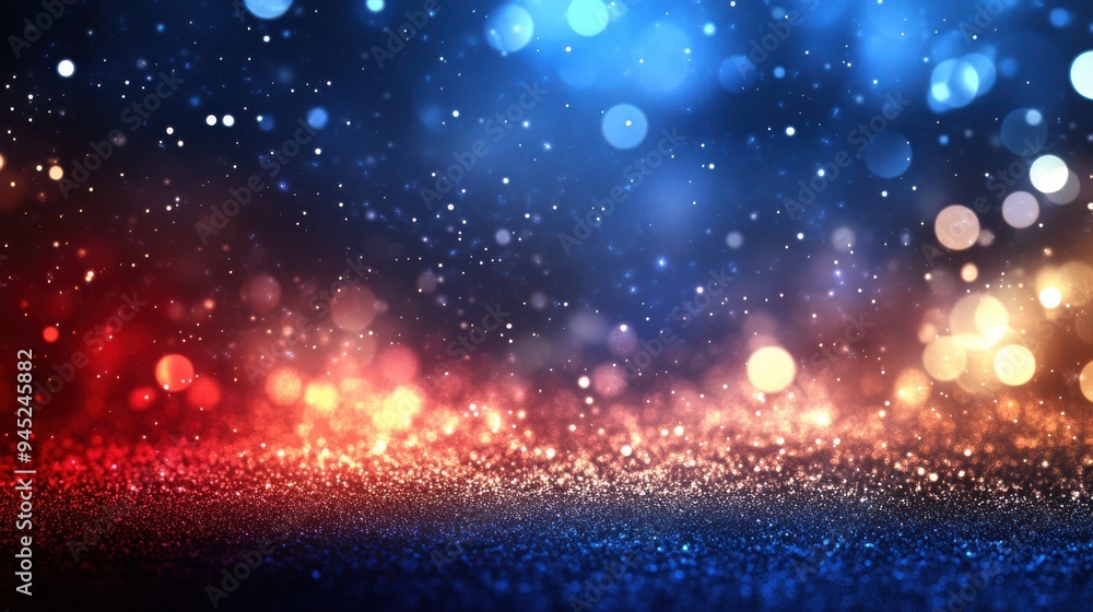 A blue and red background with a lot of sparkles. The sparkles are scattered throughout the background, creating a sense of movement and energy A blue and red background with a lot of sparkles. The sparkles are scattered throughout the background, creating a sense of movement and energy