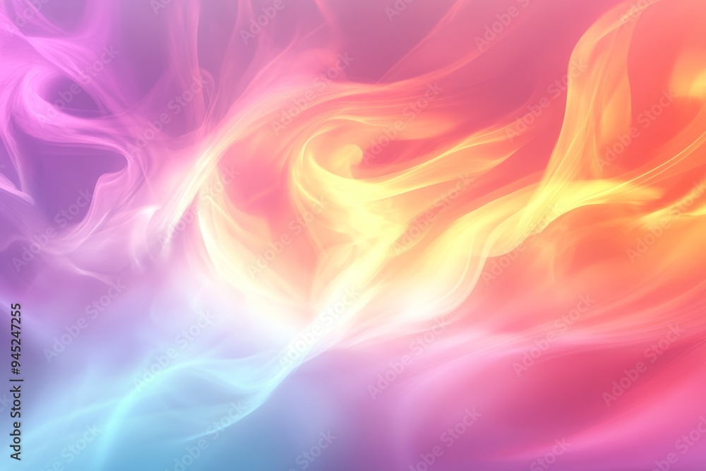 Obraz premium Colorful watercolor background with sunsets, skies, and oranges