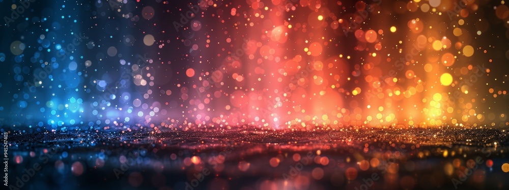 a dark limbo background for a promo with multi-color lights, 3d streams of color, conceptual a dark limbo background for a promo with multi-color lights, 3d streams of color, conceptual