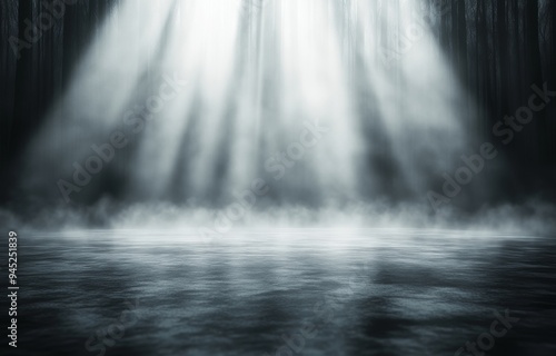 Silver background with metallic grey defocus illustration. Abstract texture of metallic metal.