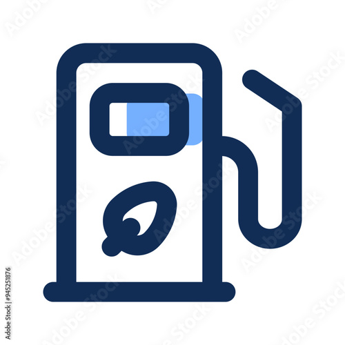 biofuel filled line icon
