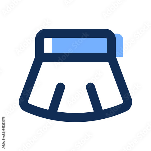 skirt filled line icon