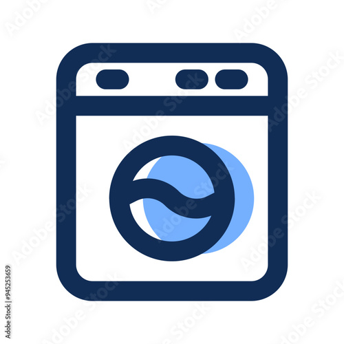washing machine filled line icon