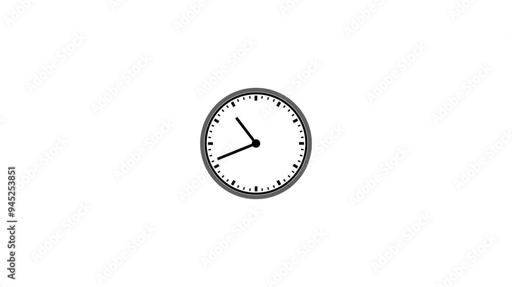 Abstract new analog clock icon.and simple clock icon animation. Abstract new analog clock icon.and simple clock icon animation.