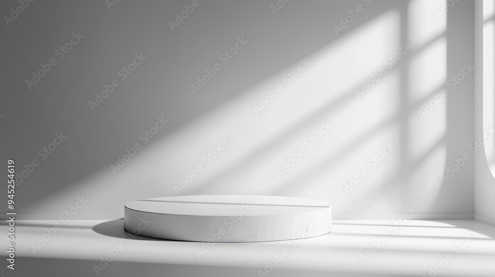 Empty studio product display. A white background and copy space. A perspective studio photography stand. A banner mockup space for displaying products. An empty countertop backdrop for business Empty studio product display. A white background and copy space. A perspective studio photography stand. A banner mockup space for displaying products. An empty countertop backdrop for business