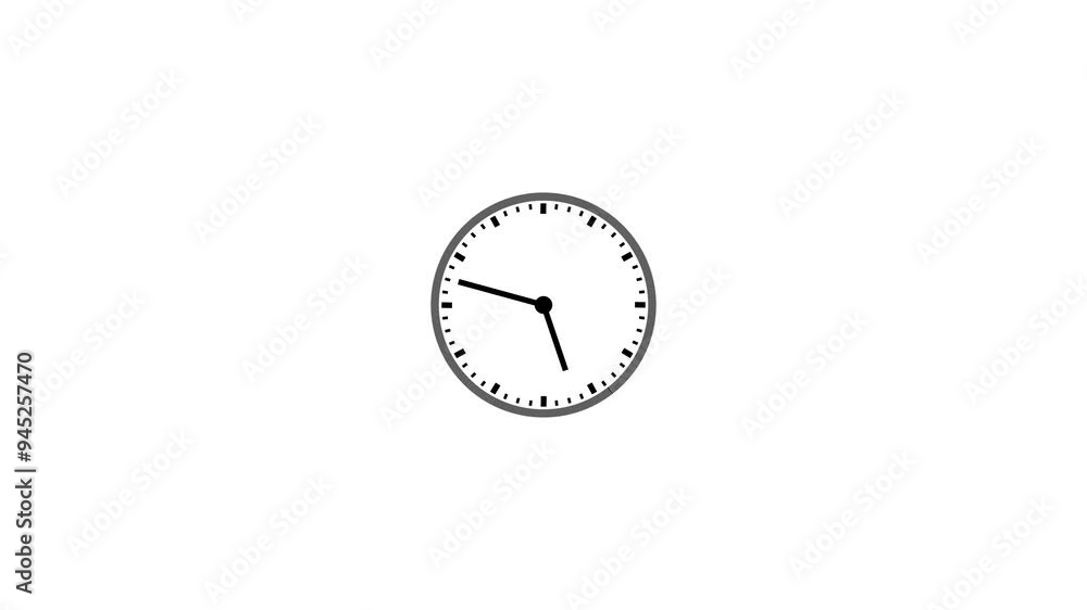 Abstract new analog clock icon.and simple clock icon animation. Abstract new analog clock icon.and simple clock icon animation.