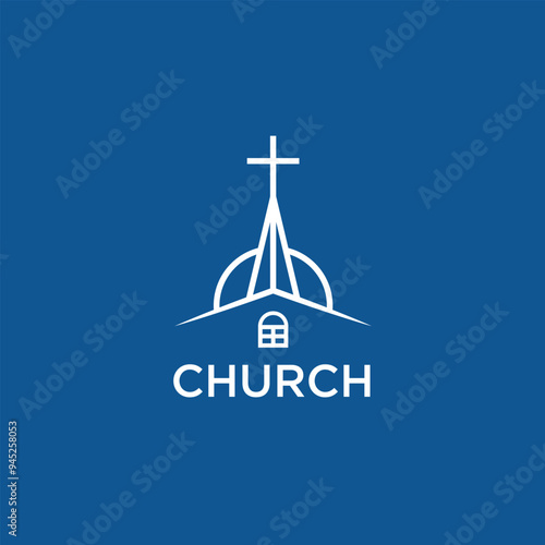 Premium Minimalist Modern Church Logo