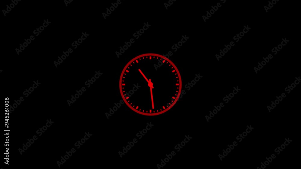 Abstract new analog clock icon.and simple clock icon animation. Abstract new analog clock icon.and simple clock icon animation.