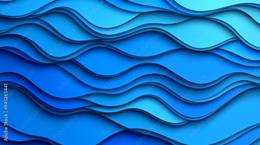 Abstract blue paper style background and texture. Waves and shapes. Abstract blue paper style background and texture. Waves and shapes.