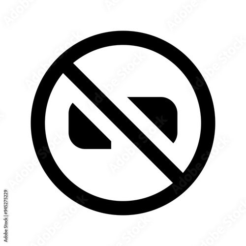 Free Download no smoking glyph icon - GFXLoad