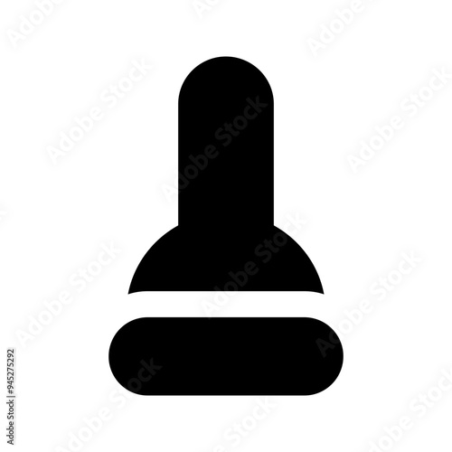 plunger glyph icon