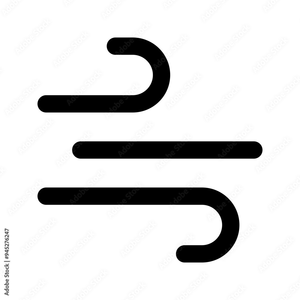 wind glyph icon wind glyph icon