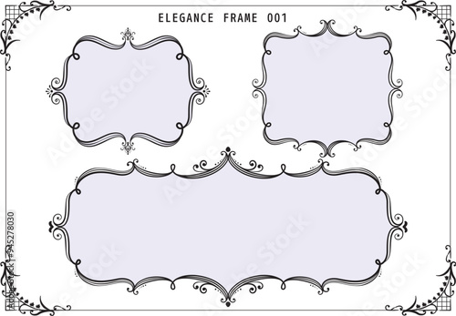 エレガントフレームセット001 1C