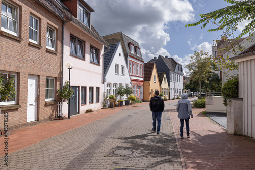 Wallpaper Mural City walk in Schleswig with many beautiful buildings Torontodigital.ca