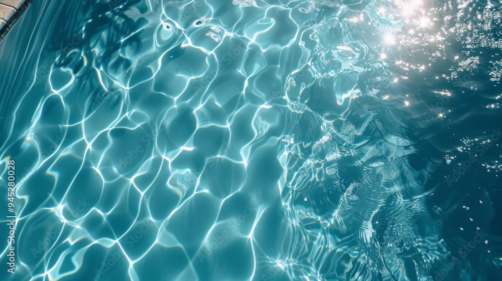 Relaxing Pool Water Reflection Relaxing Pool Water Reflection