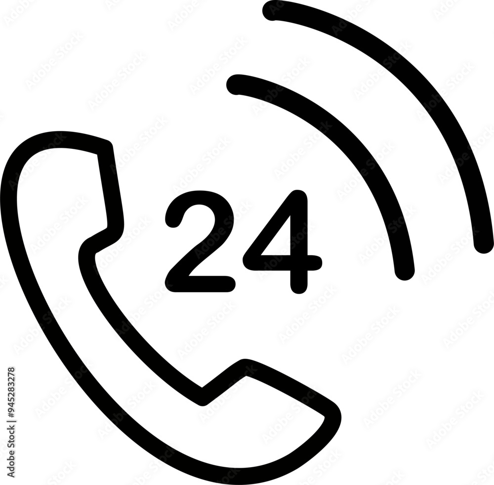 24 hours service icon. 24 call center vector icon. Replaceable vector design. 24 hours service icon. 24 call center vector icon. Replaceable vector design.