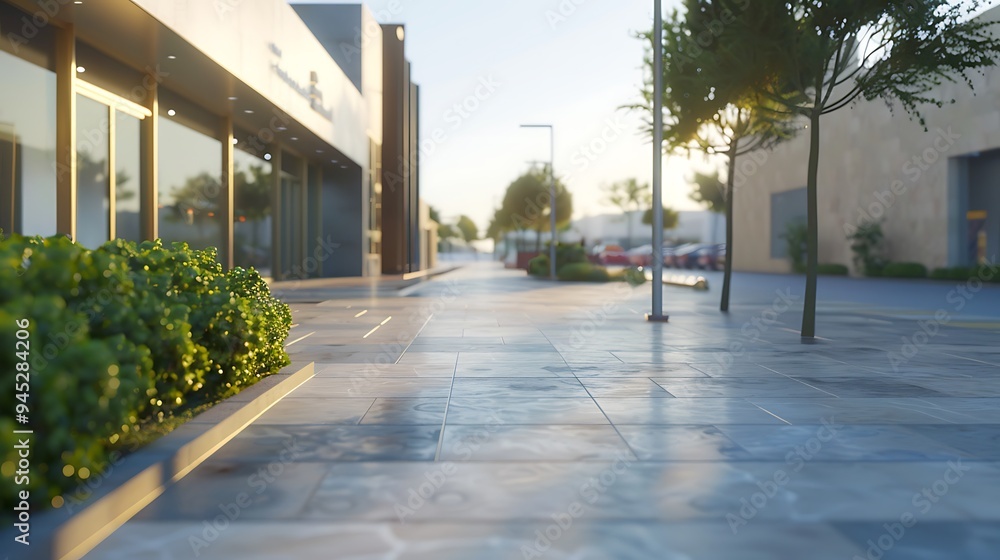 Fototapeta premium Modern Shopping Center at Dusk
