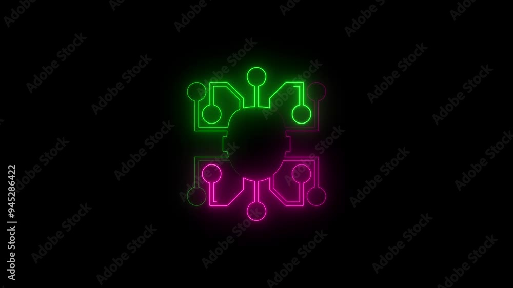 work system neon light sign. work system illustration work system neon light sign. work system illustration