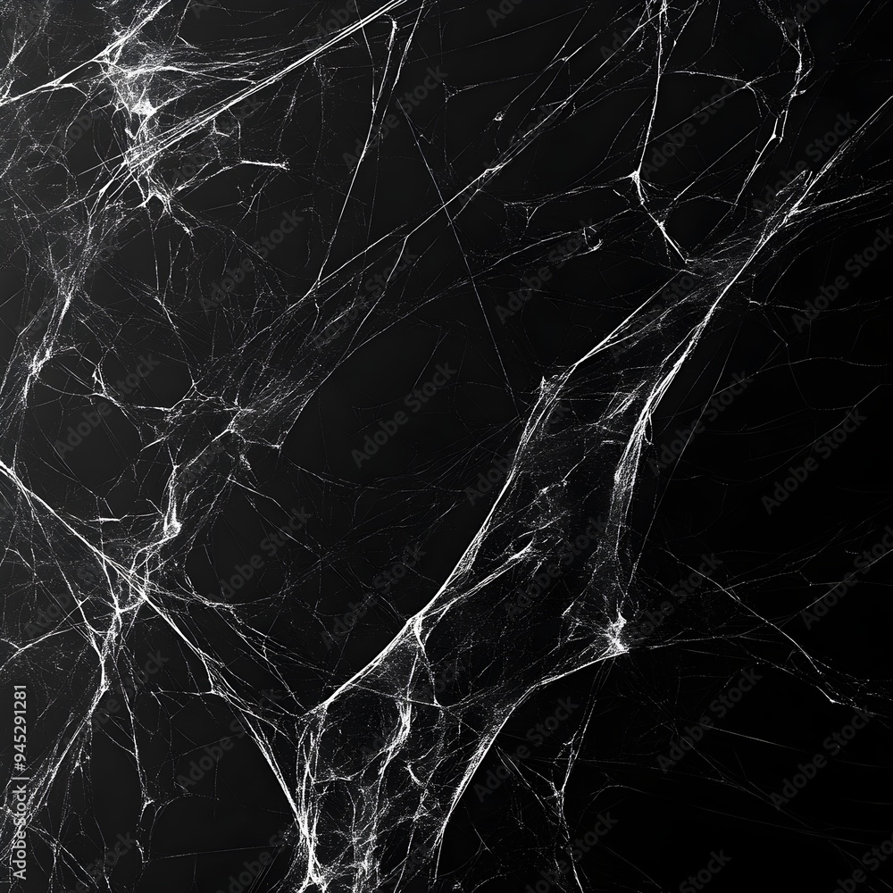 Spider net on black background Spider net on black background