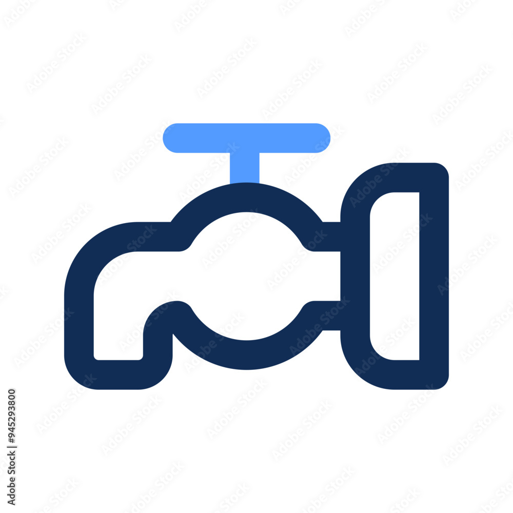 faucet outline color icon faucet outline color icon