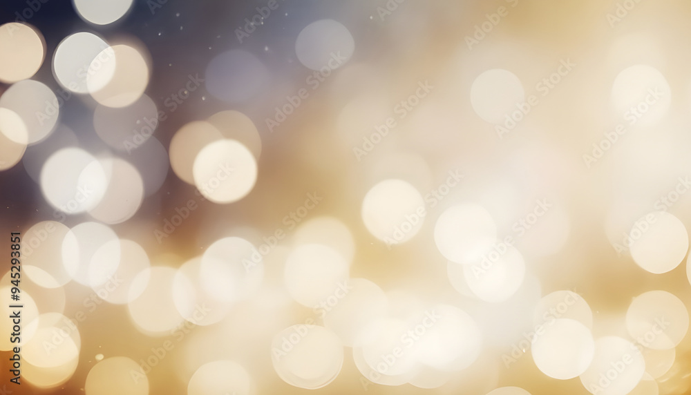 Blurred festival lights with Abstract cream background. Generative AI Blurred festival lights with Abstract cream background. Generative AI