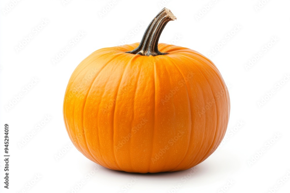 Isolated pumpkin on a white surface Isolated pumpkin on a white surface