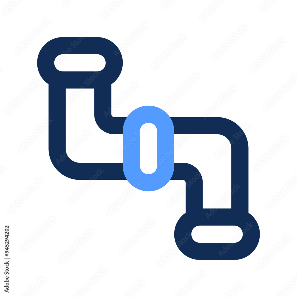 pipe outline color icon pipe outline color icon