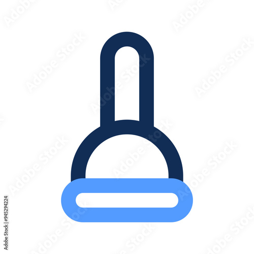 plunger outline color icon