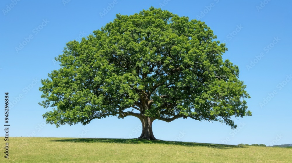 Majestic Oak Tree on a Sunny Day. Majestic Oak Tree on a Sunny Day.
